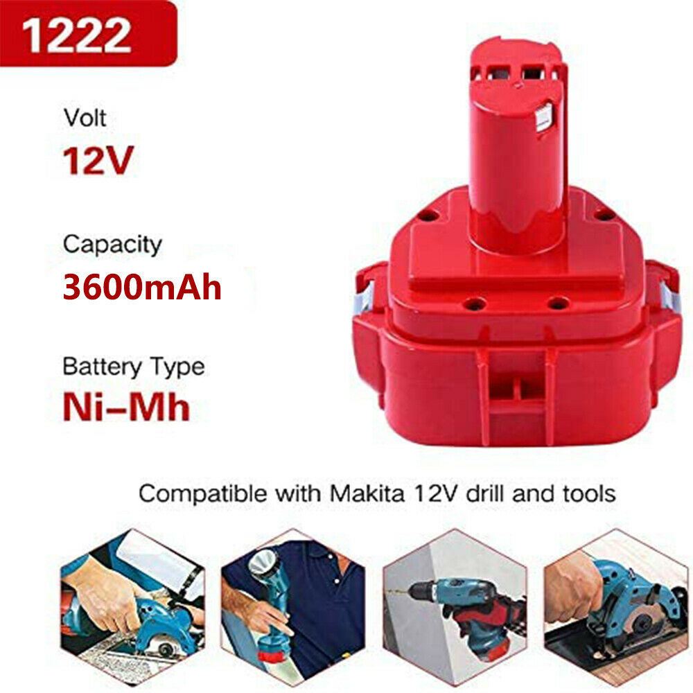 12V Battery for Makita 6213D 1234 1233 5093D VR251D UC120D 12V Battery for Makita 6213D 1234 1233 5093D VR251D UC120D